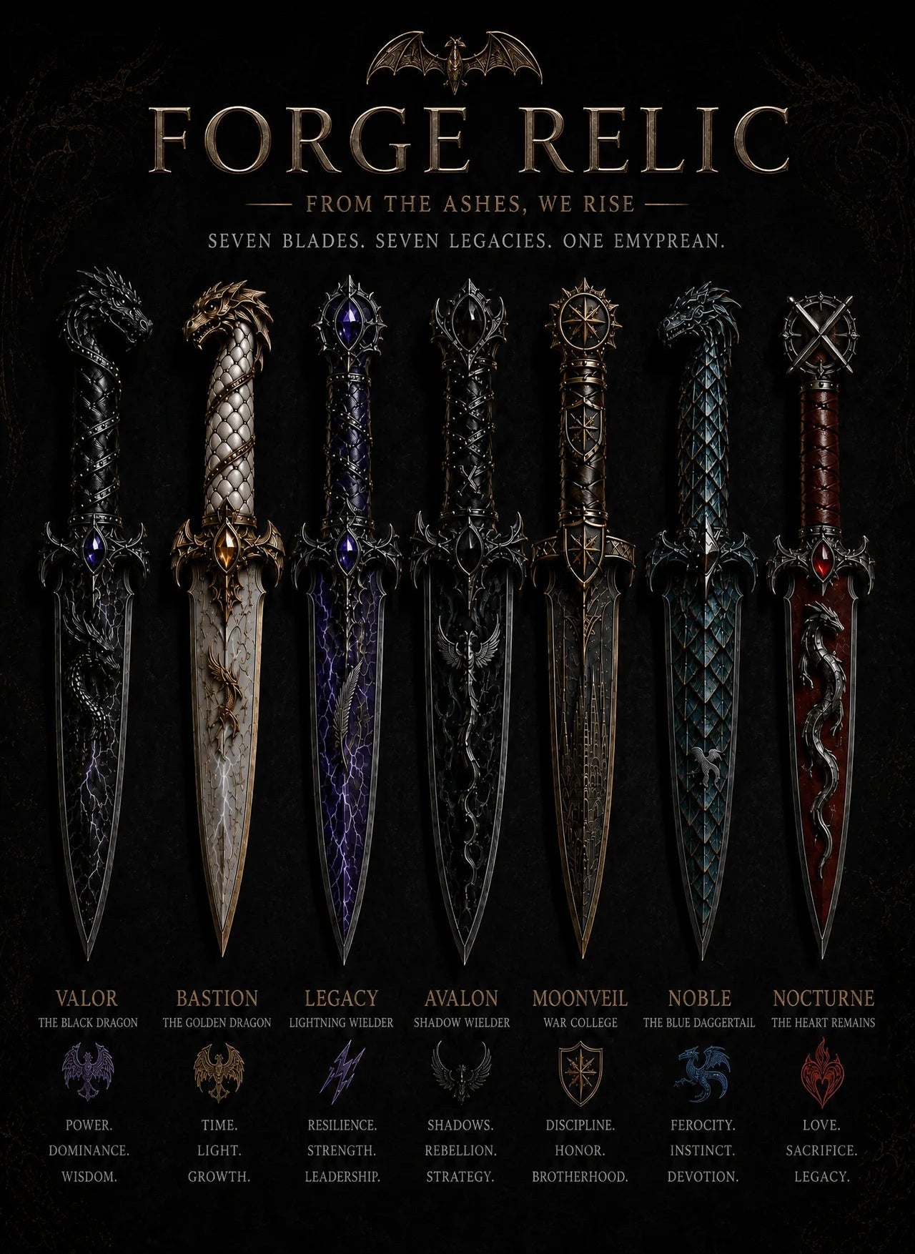 Forge Relic - The Complete Fantasy Collector's Dagger Set